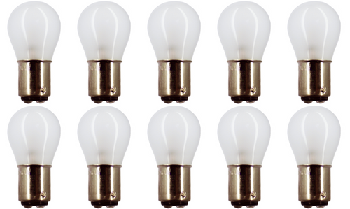 Box of 10 #308IF 308 Internally Frosted Lamp Auto Bulb