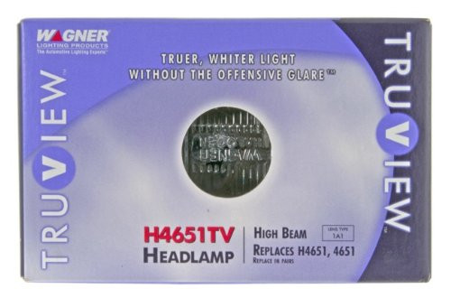 H4651 TruView H4651TV Wagner Sealed Beam Lamp Light Halogen 50 Watt Made in USA