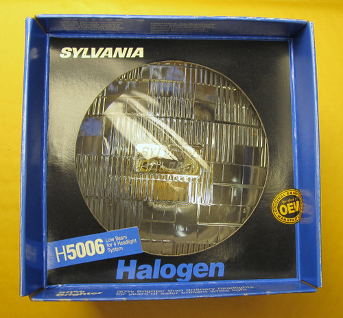 H5006 Sealed Beam Halogen Lamp PAR46 Headlamp 5.75", 35/35 Watt, Made in USA