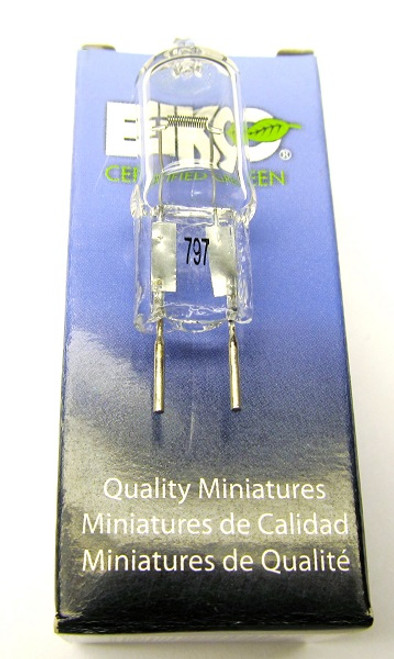 #797 Auto Halogen Lamp Bulb 12.8V 50W