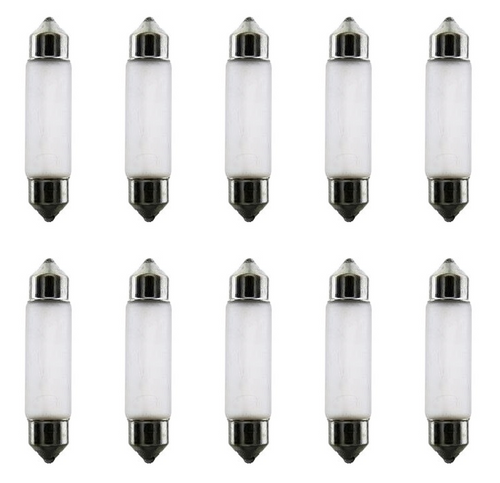 Box of 10 #6424F 6424 Frosted Lamp Automotive Bulb Auto Lightbulb Box of 10 #6424F 6424 Frosted Lamp Automotive Bulb Auto Lightbulb