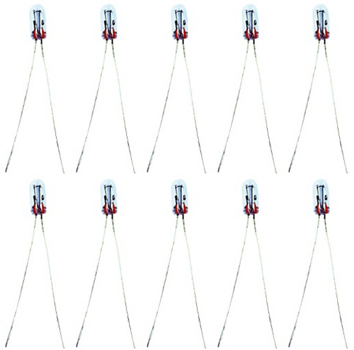 Box of 10 #7219 Lamp Bulb, 12 Volts, 60 mA, 0.72 Watt, T1