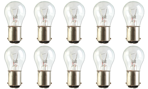 Box of 10 #7512 Lamp Auto Bulb Automotive Lightbulb 24 Volt, 21 Watt