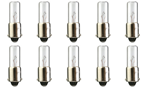 Box of 10 Bulbs 120 Volts, 6 Watt, BA9s Base, 0.05A, #120MB6