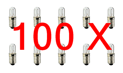 100-Pack  Bulbs #8362, 14V, 1.12W, E5 base, T-1 3/4
