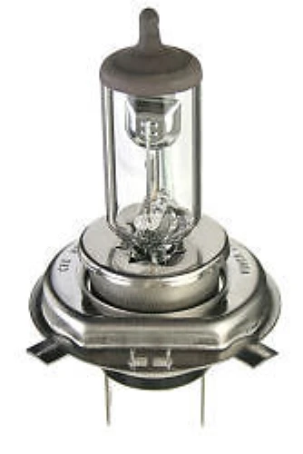 H4 HS1 35/35W Halogen Lamp Auto Bulb 35+35 Watts, Flosser, Made in Germany