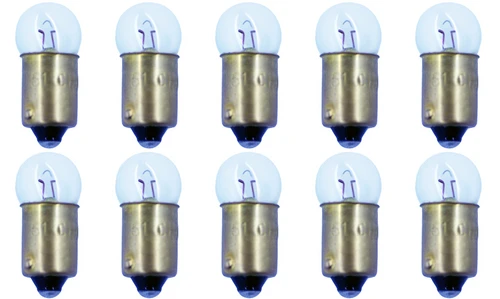 Box of 10 #51 Lamp Bulb Lightbulb, 7.5V, 1.65W, BA9s