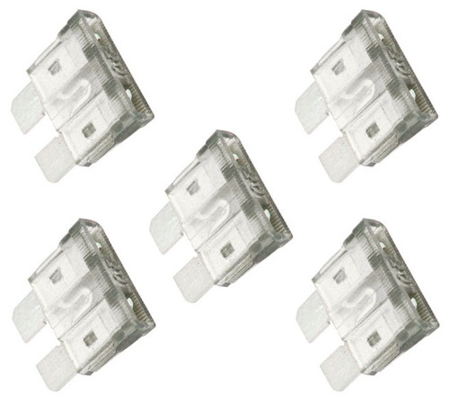 5 pcs Auto Fuse, 25A, Automotive, Blade, ATO