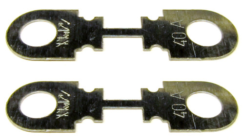 TWO 40A Diesel Glow Plug Strip HSB Fuse 40 Amp, Donut Ends, Flosser Germany