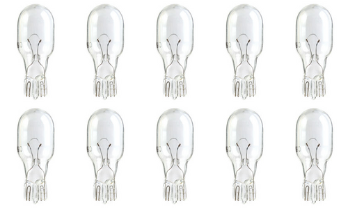 Box of 10 #939 Lamp Auto Bulb Automotive Lightbulb 6V 5.4W