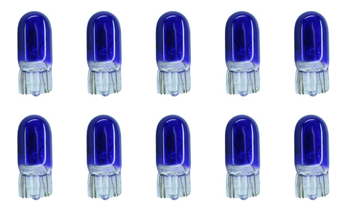 Box of 10 #194B (Blue) Lamp Auto Bulb Automotive 14V 3.78W 0.27A