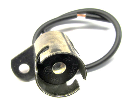 Bayonet Bulb Socket, BA15s base (1141, 1156,  etc.), 1-hole Flange (orthagonal)