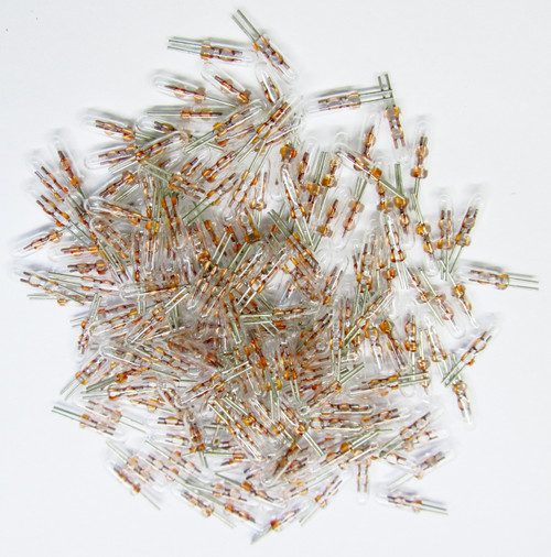 Pack of 200 Miniature Bead Bulb 1.5V, T1 (3 mm) bi-pin, G1.27
