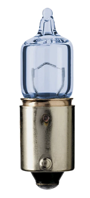 #64132 Blue Halogen Lamp Bulb Lightbulb 12 Volt 6 Watt Bayonet H6W, BAX9s base