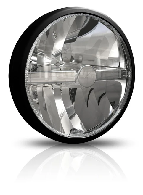 CIBIE OSCAR 9" 6000K LED 12/24 Volt Auxiliary Driving Light, DOT, Full Black