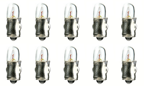Box of 10 #212114 Lamp Auto Bulb Automotive Lightbulb 24V, 0.6W, BA7s, SHORT