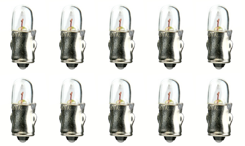 Box of 10 Lamp Auto Bulb Automotive Lightbulb 24V, 3W, BA7s, SHORT
