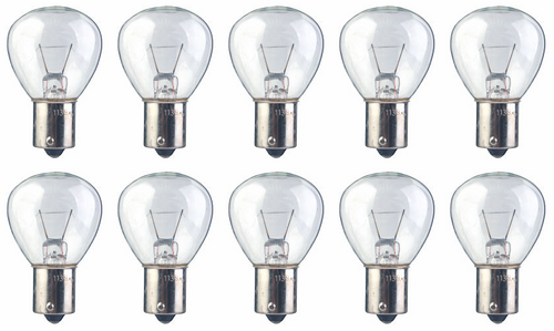 Box of 10 #1183 Lamp Auto Bulb Automotive Lightbulb 5.5V 34.4W 6.25A BA15s