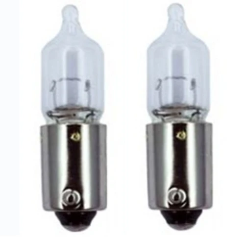 2 pcs #64132 Halogen Lamp Bulb 12 Volt 6 Watt H6W BAX9s base Made In Germany