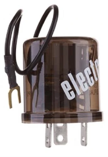 6 Volt 3-Prong Electronic LED Turn Signal Flasher Relay, Neg. Ground, ELF33-6