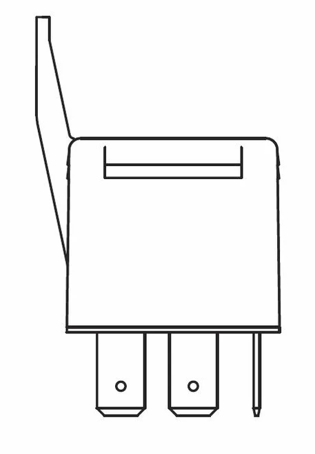 5 Prong 50A/30A Relay 12V 50/30 Amp, with Bracket, AMP V23234C1001X005-EV-100