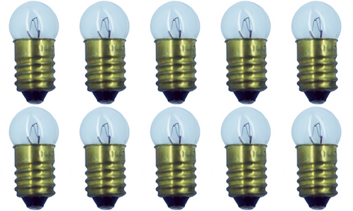 Box of 10 Lamp Bulb #1447 Lightbulb Lionel 18V NEW