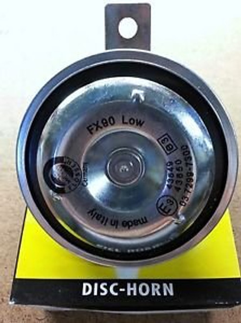 NEW 6 Volt Disc Horn, 330 Hz 105db 91mm for 6V cars & motorcycles MADE IN ITALY