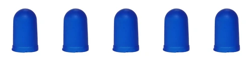 Dark Blue Bulb Cover Cap Boots, 5-Pack, 5mm, T1.5, T1.75 fits 2721, 2722, 2741