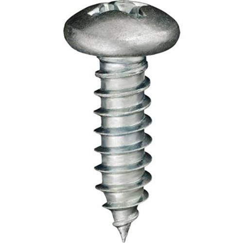 Tapping Screw #12 X 3/4" Phillips Pan Head, Zinc (Qty:100)