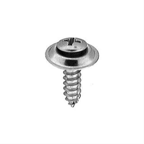 Tapping Screw 10 X 3/4 #8 Phillips Oval Head SEMS Washer (Qty:100)