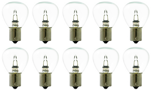 Box of 10 #1195 Lamp Auto Bulb Automotive Lightbulb 12.5V 37.5W 3A BA15s