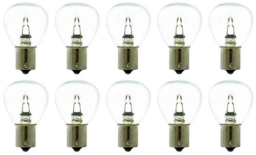 Box of 10 #1195 Lamp Auto Bulb Automotive Lightbulb 12.5V 37.5W 3A BA15s