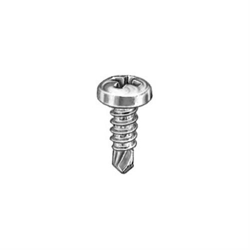 Tapping Screw #8 X 1/2", Phillips Pan Head TEKS, Zinc (Qty:100)