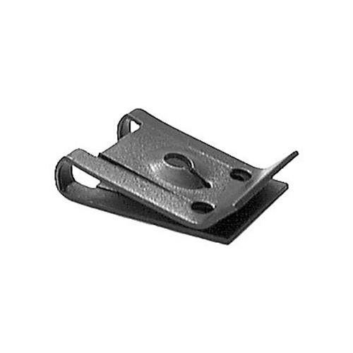 Spring Type U-Nut, #6 Screw Size, 3/8" Edge to Hole Center (Qty:50)