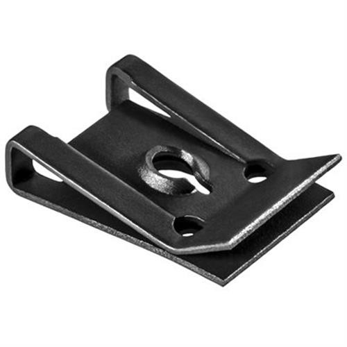 Spring Type-U-Nut, #8 Screw Size, 3/8" Edge to Hole Center (Qty:25)