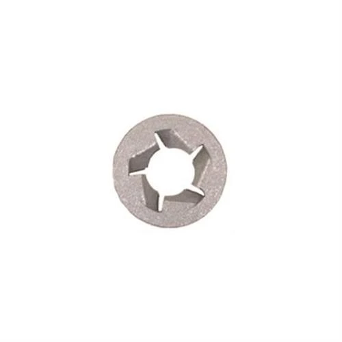 Pushnut Bolt Retainer for 1/4" Bolt, 1/2" OD, Zinc (Qty:100)