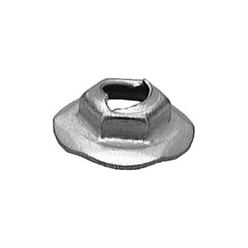 Thread Cutting Nut for 5/16" Stud Size, 7/8" Washer, 0.5" across flats (Qty:100)