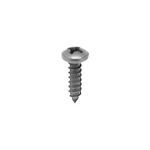 Tapping Screw #6 X 1/2", Phillips Pan Head, Black Oxide (Qty:100)