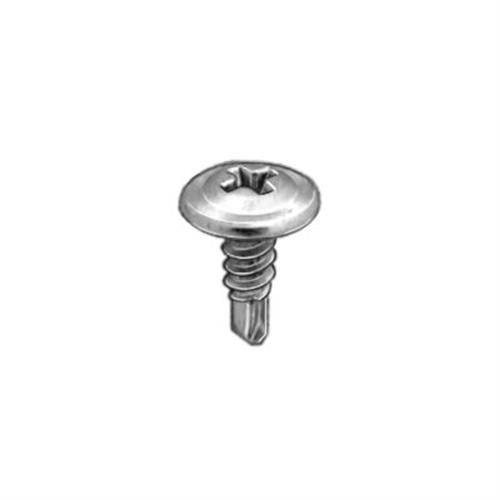 Tapping Screw #8 X 1/2" Phillips Washer Head TEKS - Zinc (Qty:50)