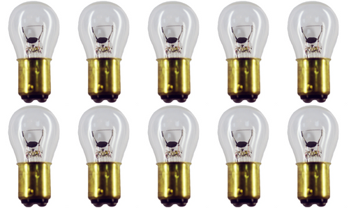 Box of 10 #1130 Lamp Auto Bulb Automotive Lightbulbs 6.4V 16.8W 2.63A BA15d