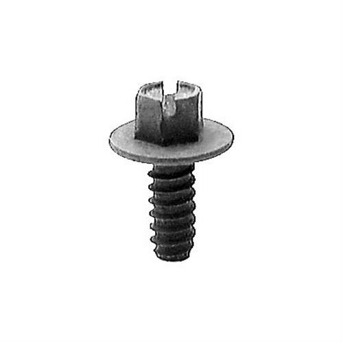 Slotted Hex Washer Head License Plate Screw, #14 X 5/8"  for Ford (Qty:50)