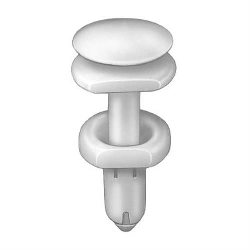 Push-Type Retainer, 9/16" Head, 1/4" Hole, for GM 15960325 (Qty:50)