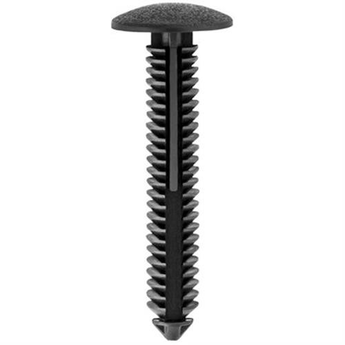 Mud Flap Retainer Black Nylon for Ford W707889-S300 (Qty:25)