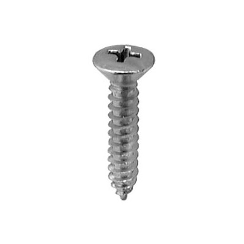 Tapping Screw #10 X 1", Phillips Oval Head, Black Oxide Finish (Qty:100)