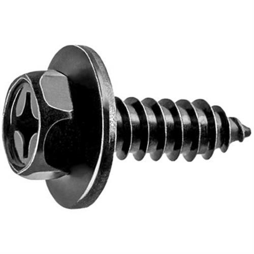 Tapping Screw M6.3-1.81 x 20mm, Phillips Hex SEMS, 16mm OD (Qty: 50)