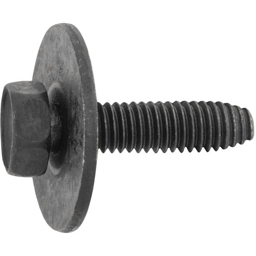 M6-1.0 x 25mm Bolt Screw, SEMS Hex Head, 24mm Washer, for GM 11504493 (Qty: 25)