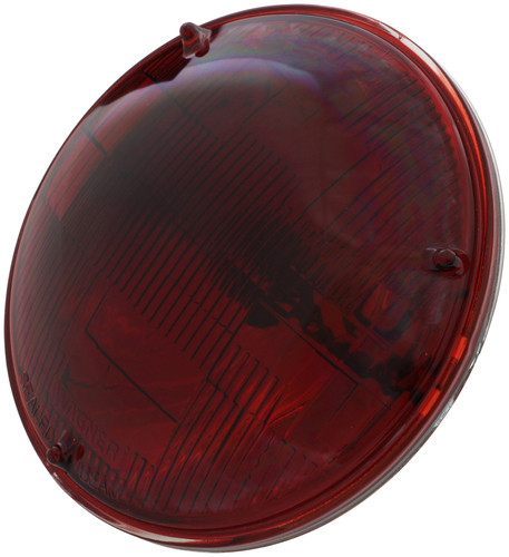 4000R Red Sealed Beam Lamp Bulb Light, PAR46, 5.75", 60 / 37.5 Watt, 12.8 Volt