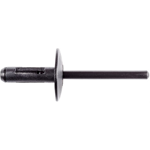 Nylon Rivet, 1.5 to 10 mm Grip, 20mm Flange, for BMW 51-71-7-002-953-2 (Qty: 25)