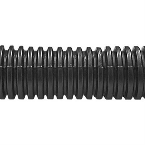 Wire Loom Split Flexible Tubing, Nylon, 1/2" ID, 11/16" OD, 50' Length