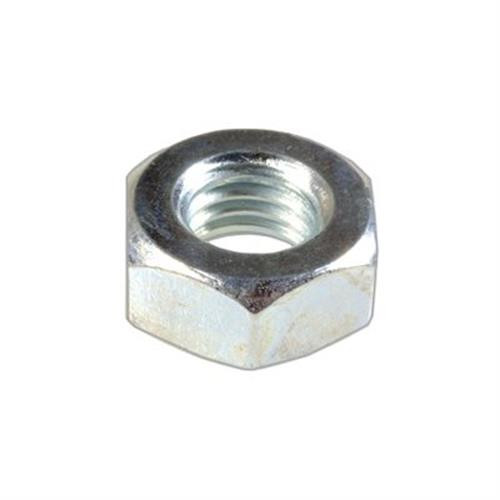 10mm-1.5 DIN 934 Hex Nut, Class 8, Zinc Finish (Qty: 50)